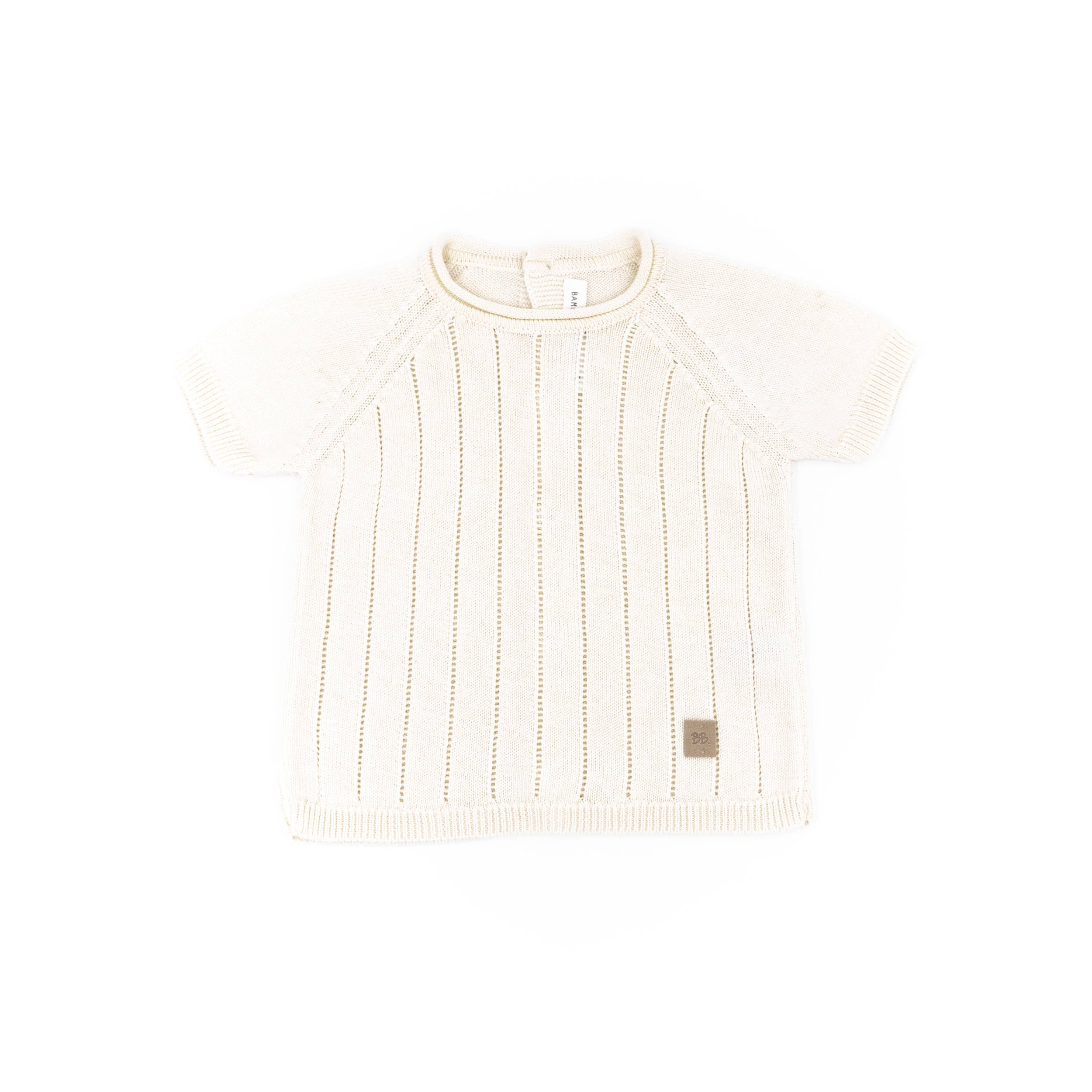 bamboom-maglia-righe-knitted-bianco-01-neonato image 1
