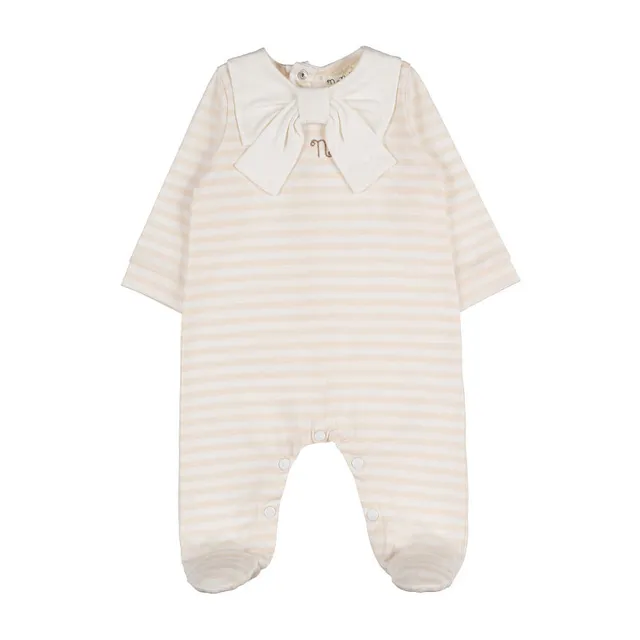 nanan-tutina-a-righe-beige-con-fiocco image 1