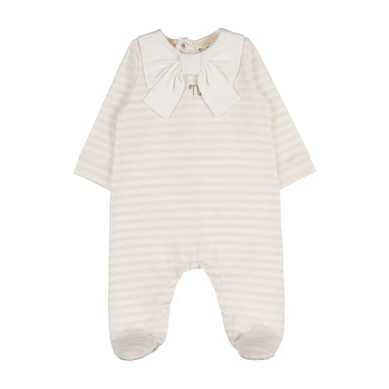 nanan-tutina-a-righe-beige-con-fiocco image 1