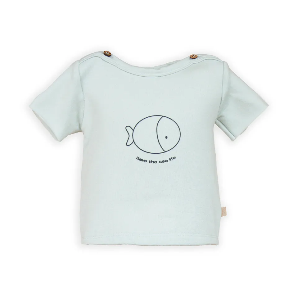 bamboom-t-shirt-maniche-corte-stampa-blu-blush-125 image 1