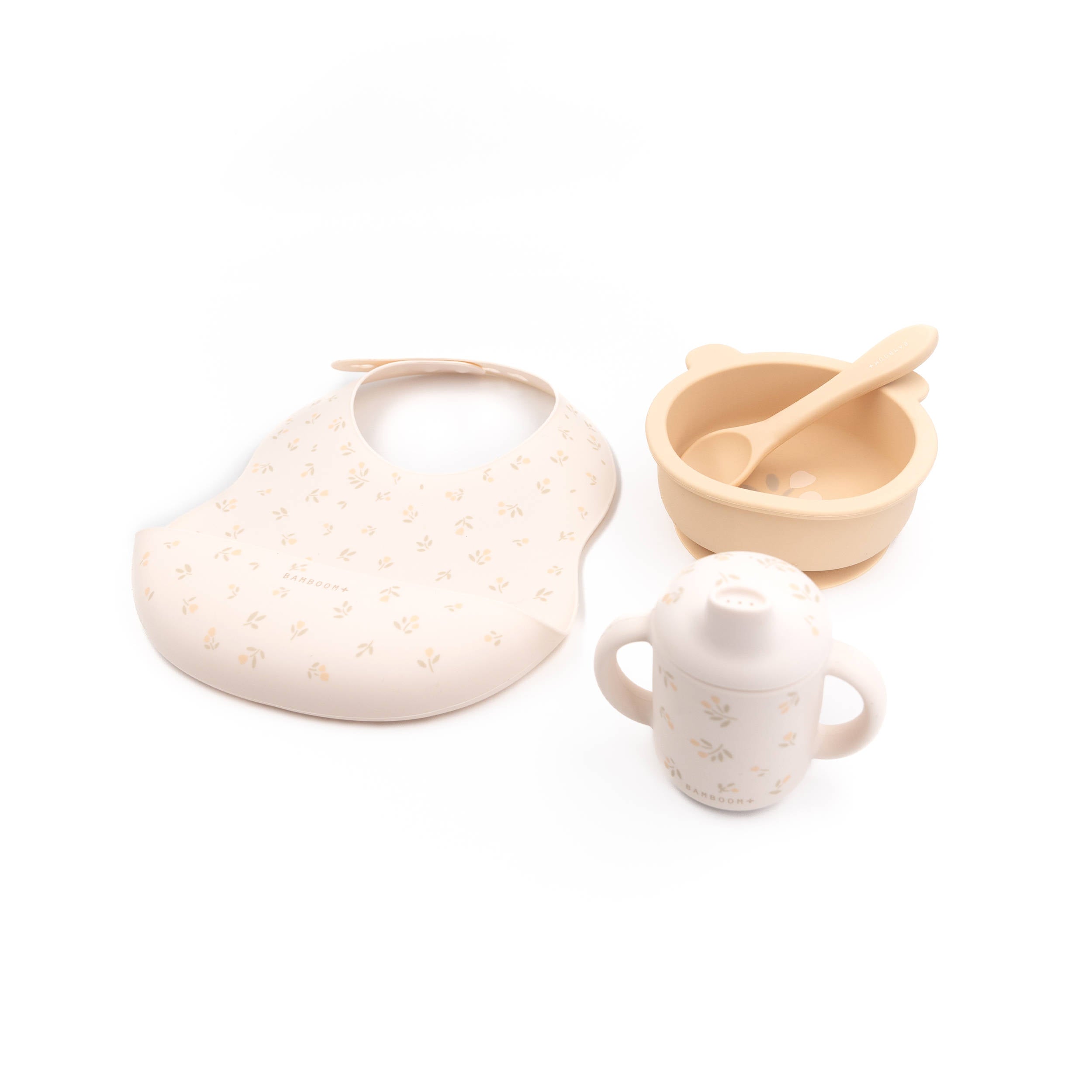 bamboom-first-meal-set-tulips-204-set-pappa-in-silicone-rosa image 1