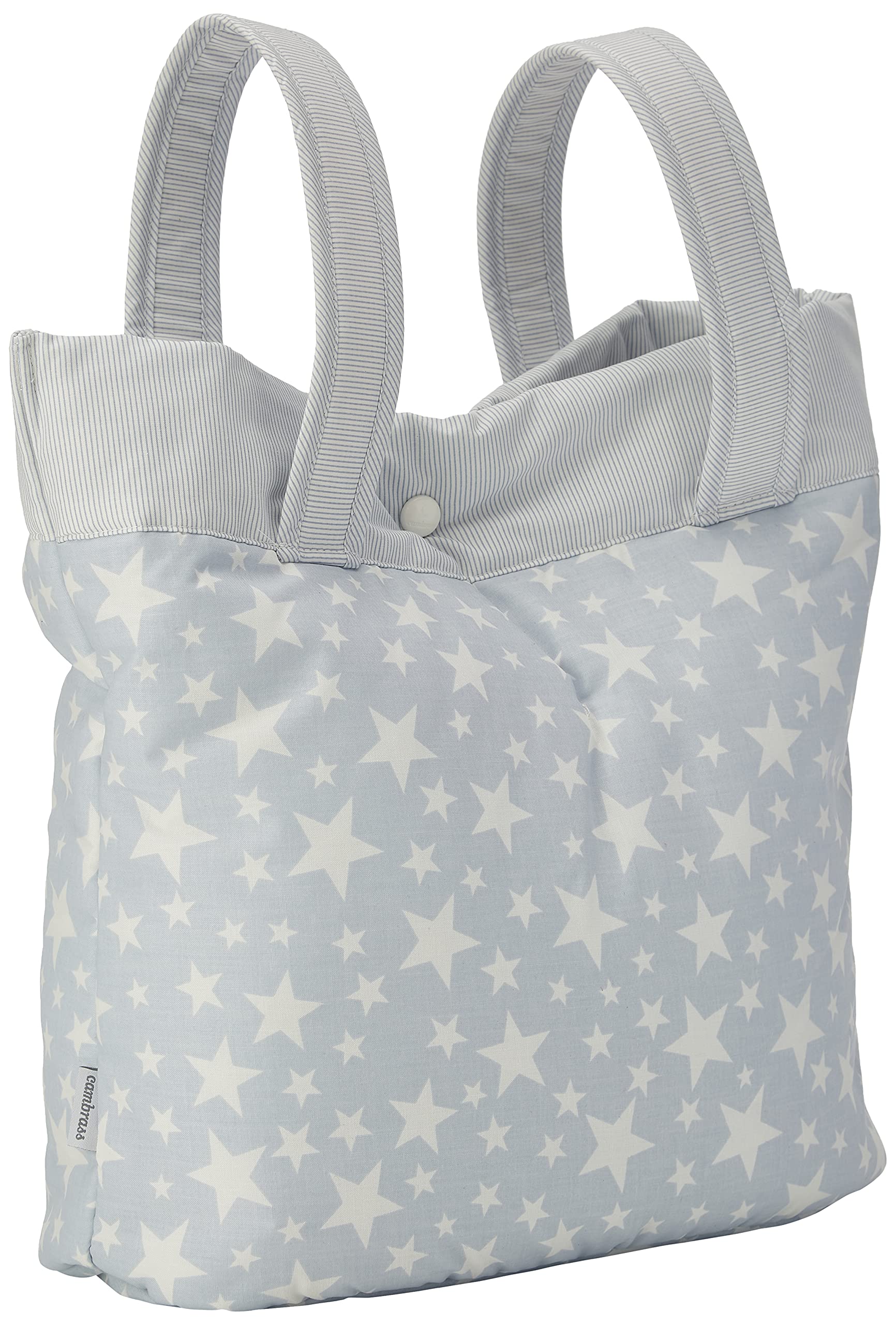cambrass-35494-borsa-passeggino-star-azzurro-17x40x34-cm image 2