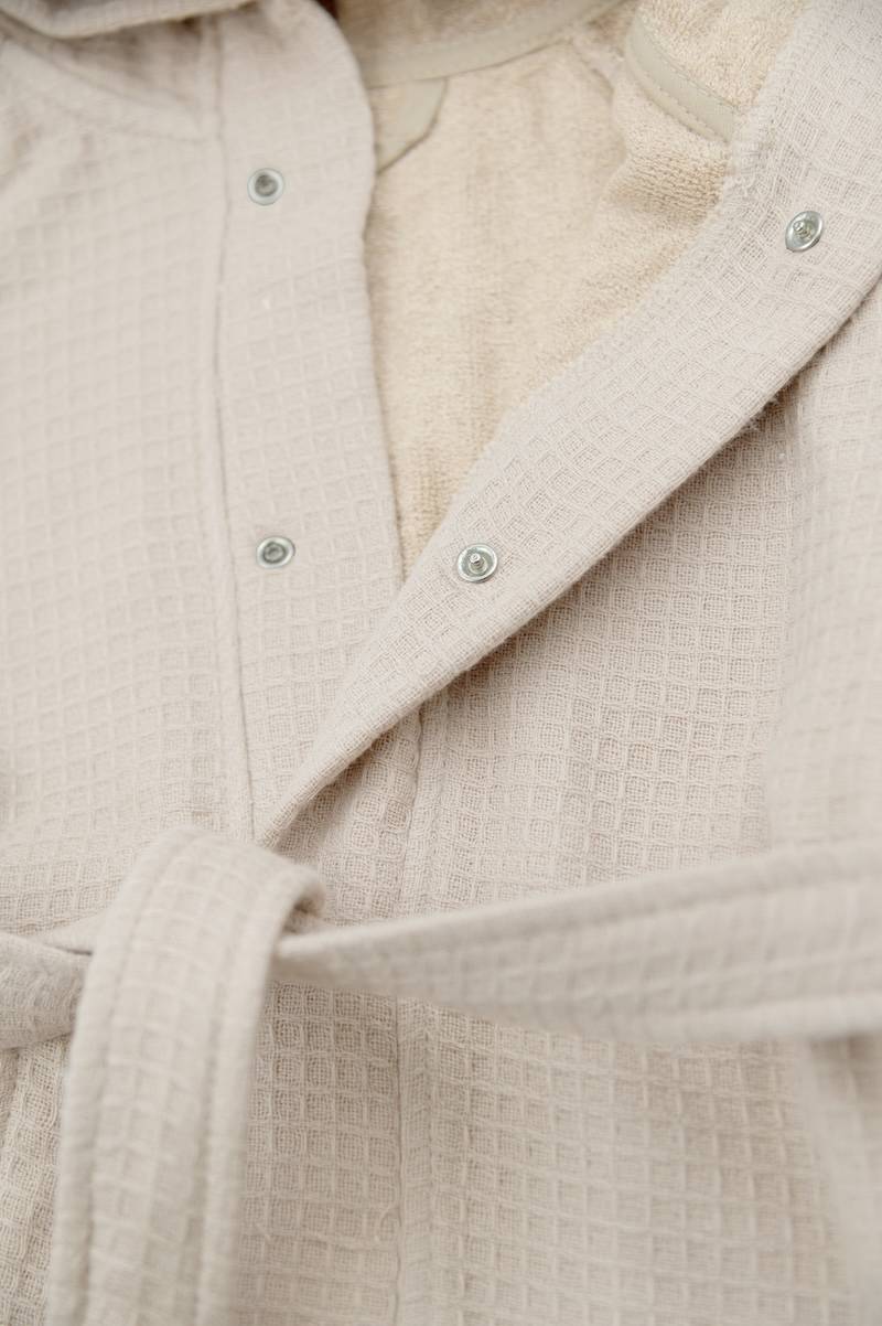 bamboom-accappatoio-waffle-bambino-warm-white-345-2-4-anni image 3