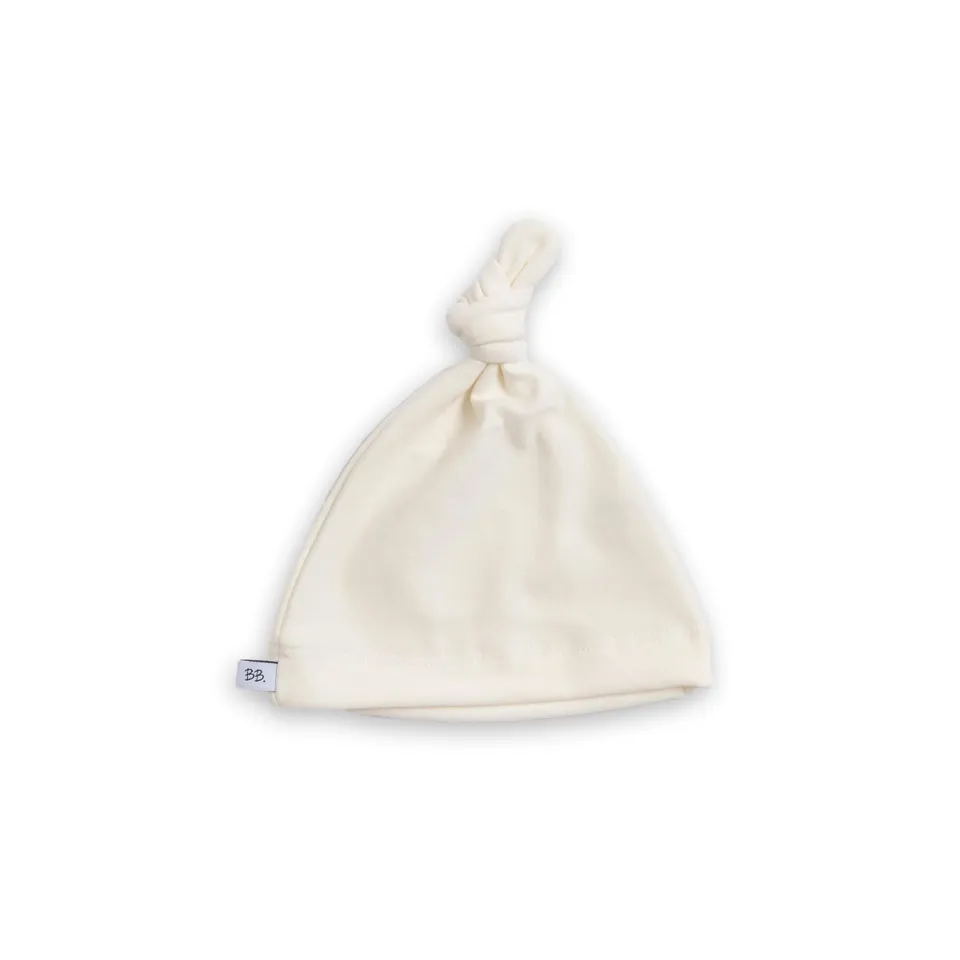 bamboom-cappellino-hoodie-elf-panna-premature-neonato image 1