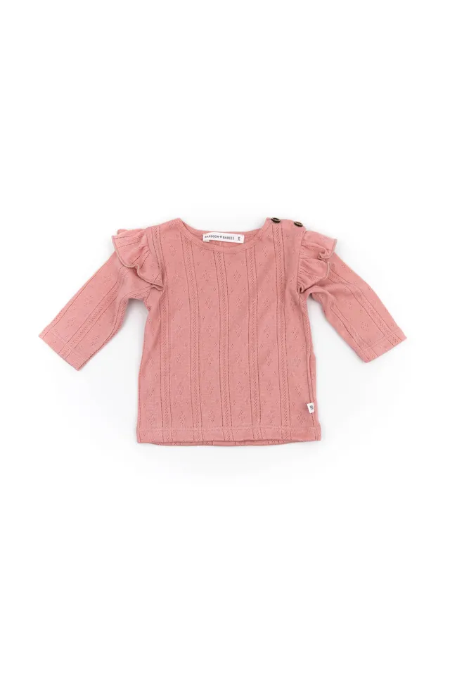 bamboom-shirt-bimba-spalle-volant-rosa-scuro-147 image 1