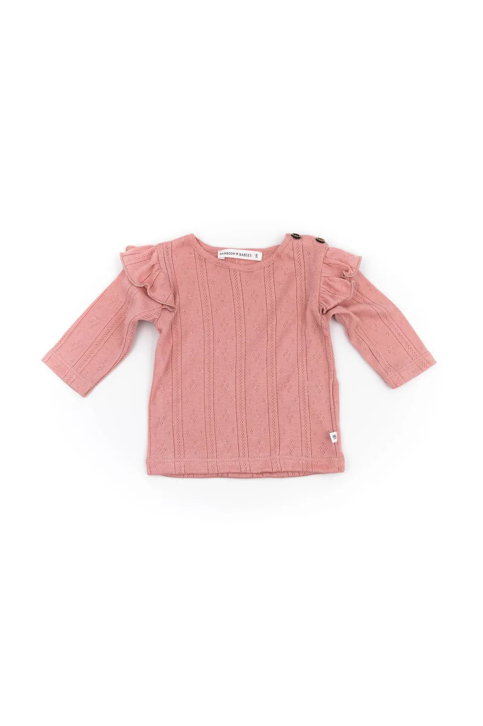 bamboom-shirt-bimba-spalle-volant-rosa-scuro-147 image 1