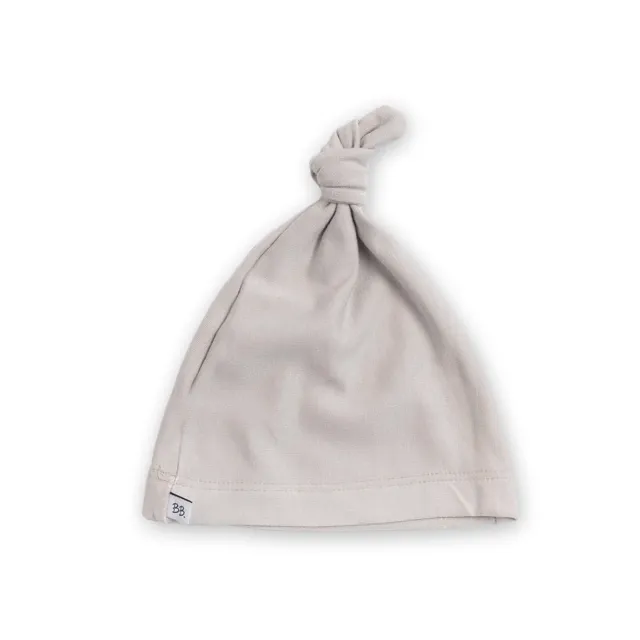bamboom-cappellino-neonato-con-nodo-pure-sabbia-09 image 1