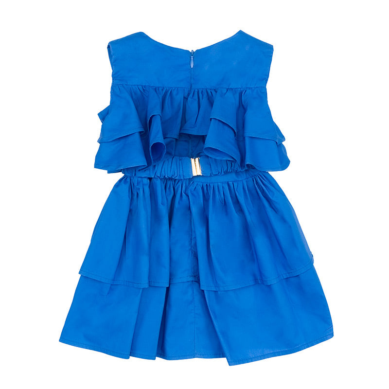 nanan-abito-blu-con-balze-e-fiocco-abito-bambina image 2
