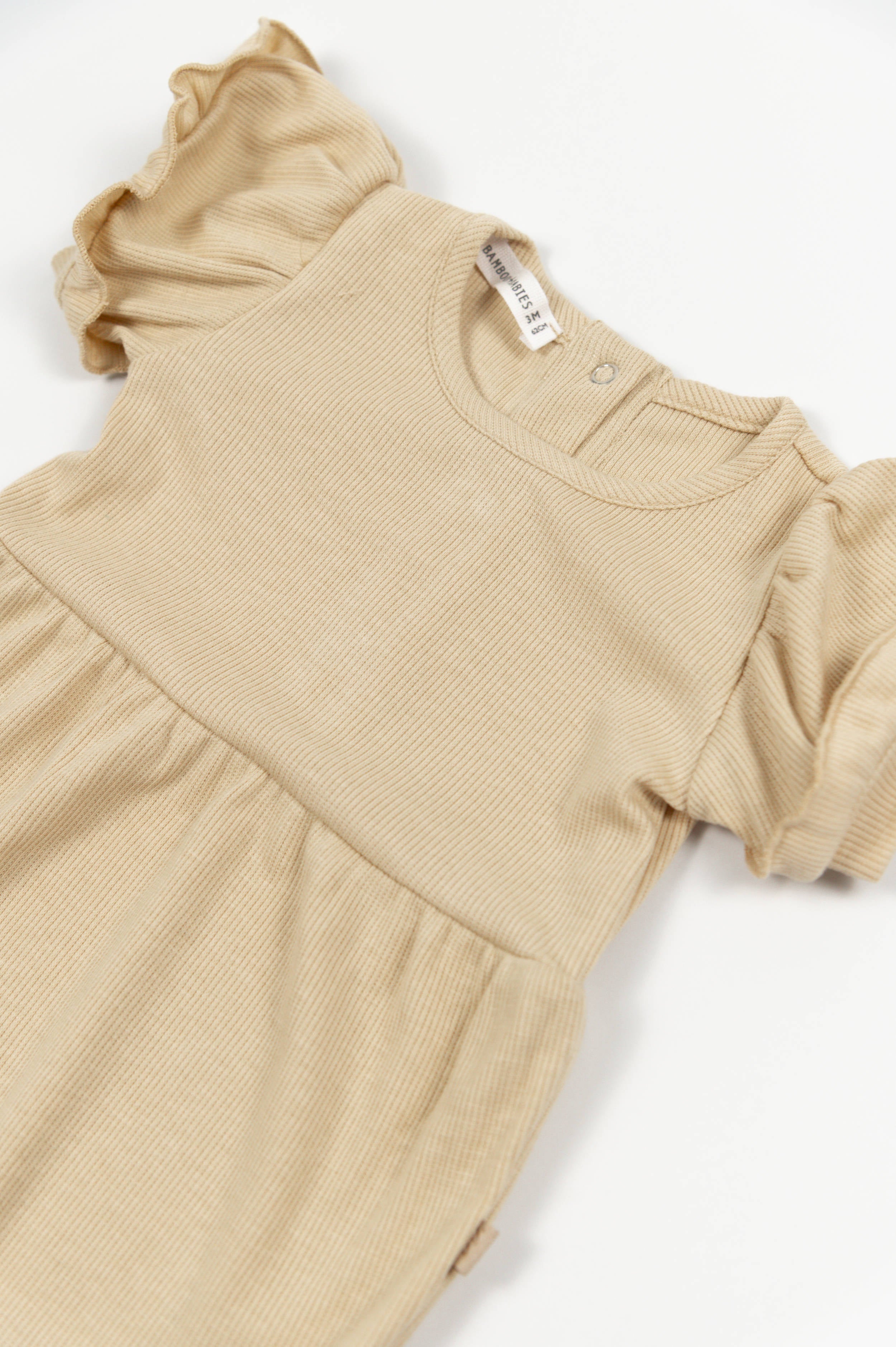 bamboom-tuta-bimba-maniche-corte-mustard-270 image 2