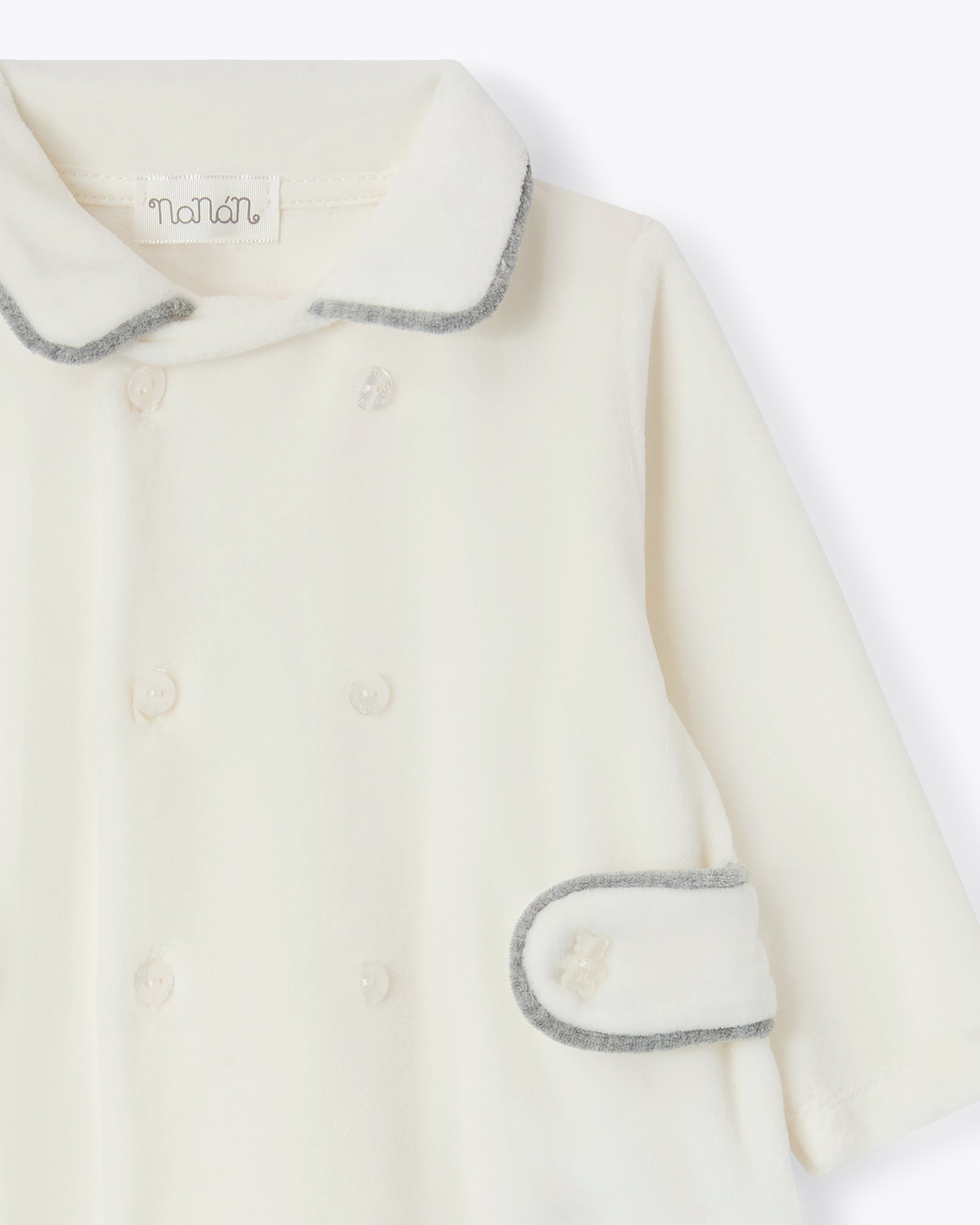 nanan-tutina-avorio-in-ciniglia-con-piping-grigio-2 image 3