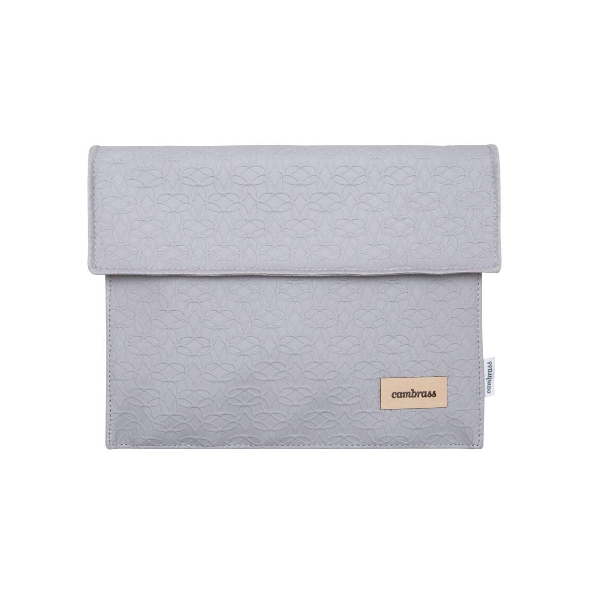 cambrass-luxy-43143-portadocumenti-neonato-3x17x25-cm-grigio image 1