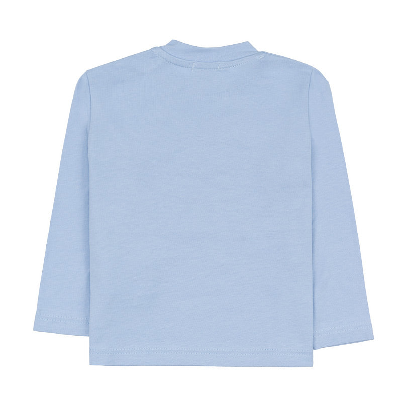 nanan-t-shirt-maniche-lunghe-azzurra-con-scritta-nanan image 2