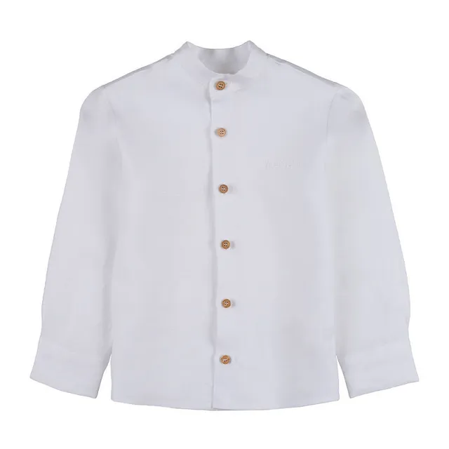nanan-camicia-lino-bianca-alla-coreana image 1