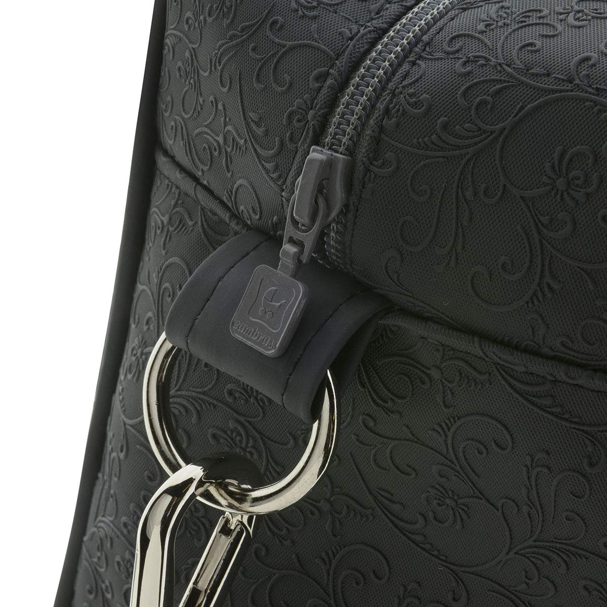cambrass-tabela-elite-black-borsa-maternit-16x41-5x29-cm-con-ganci-passeggino image 5