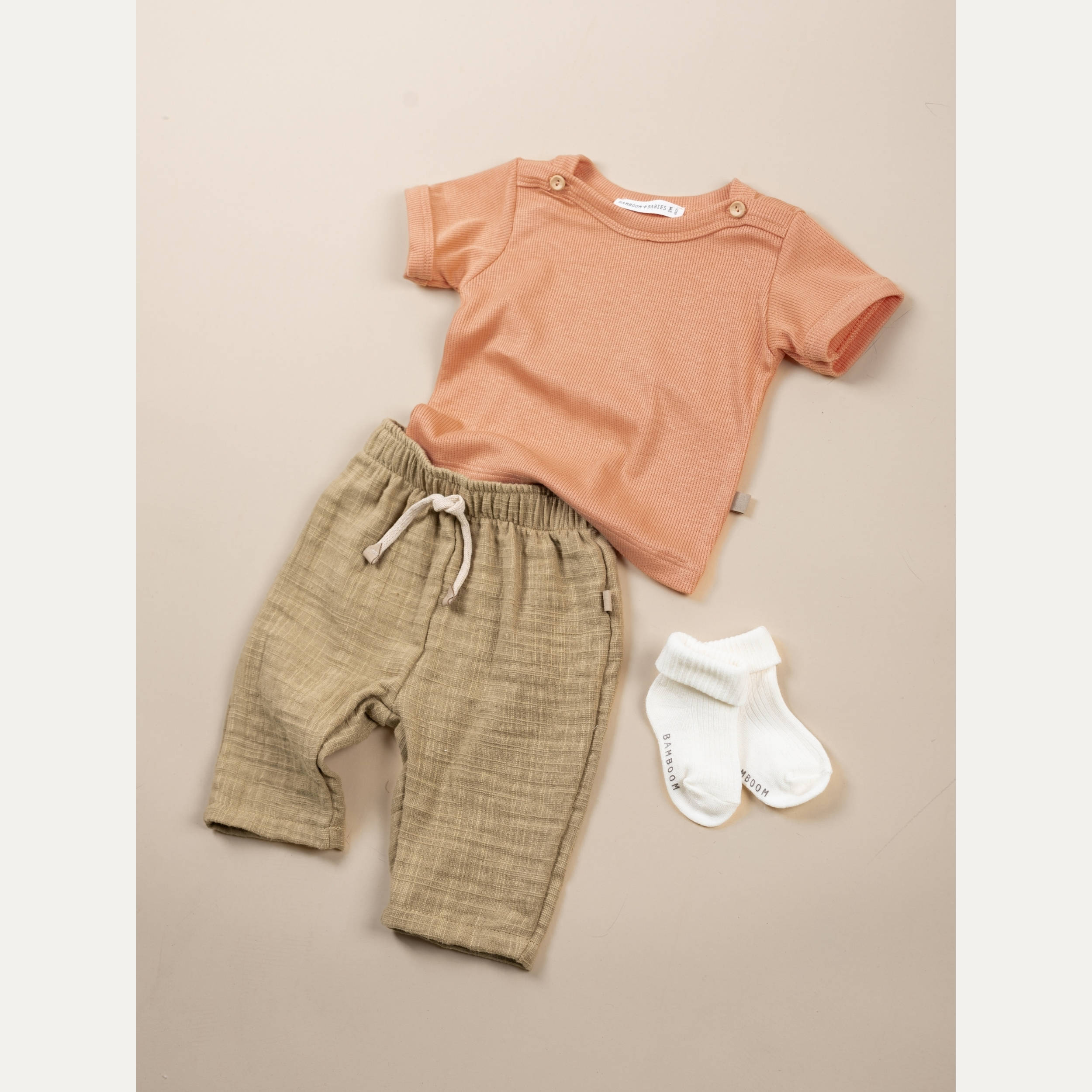 bamboom-pants-lino-look-mustard-270 image 3