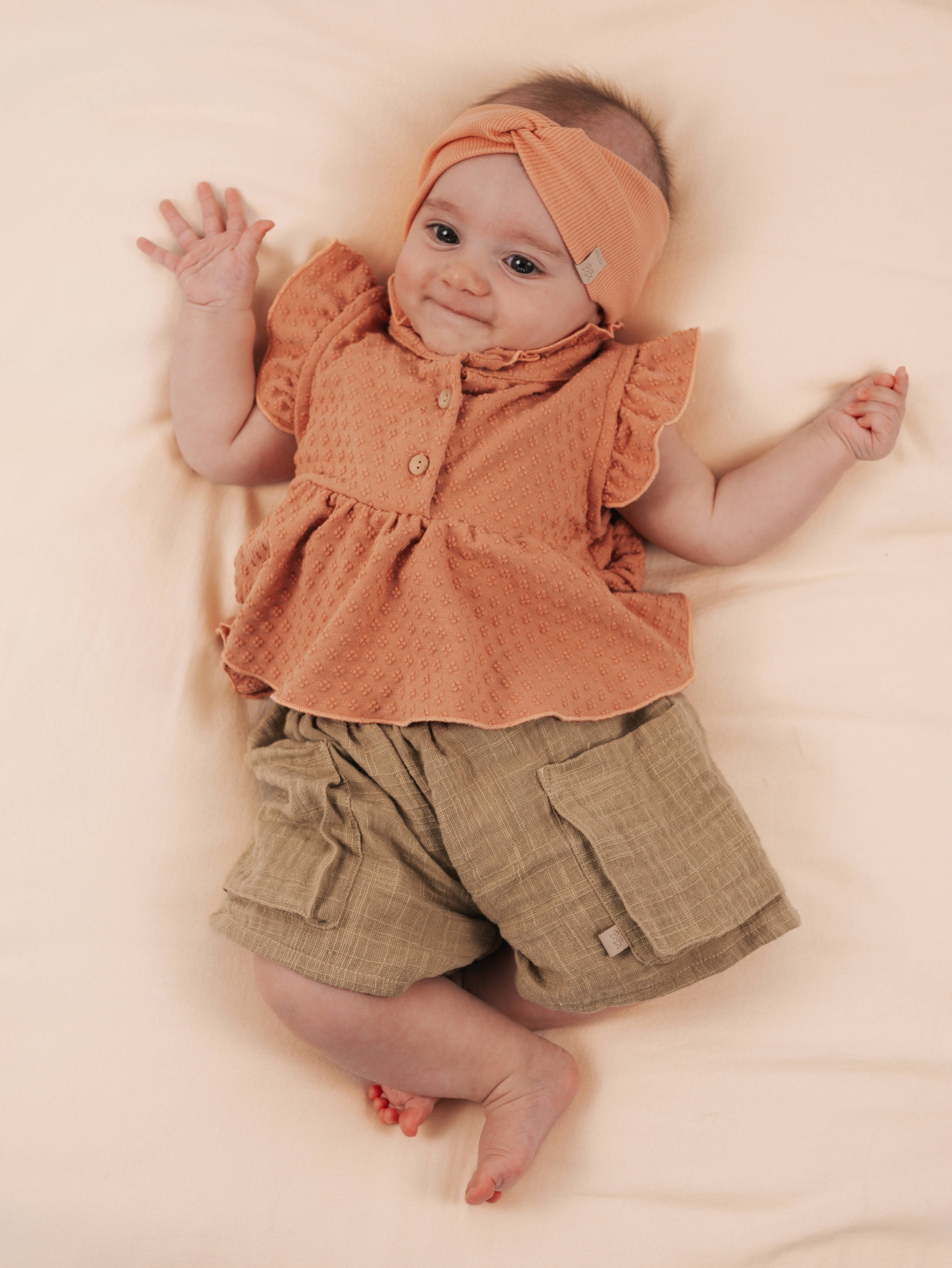 bamboom-short-bimba-con-tasche-mustard-270-in-bamb-e-cotone image 4