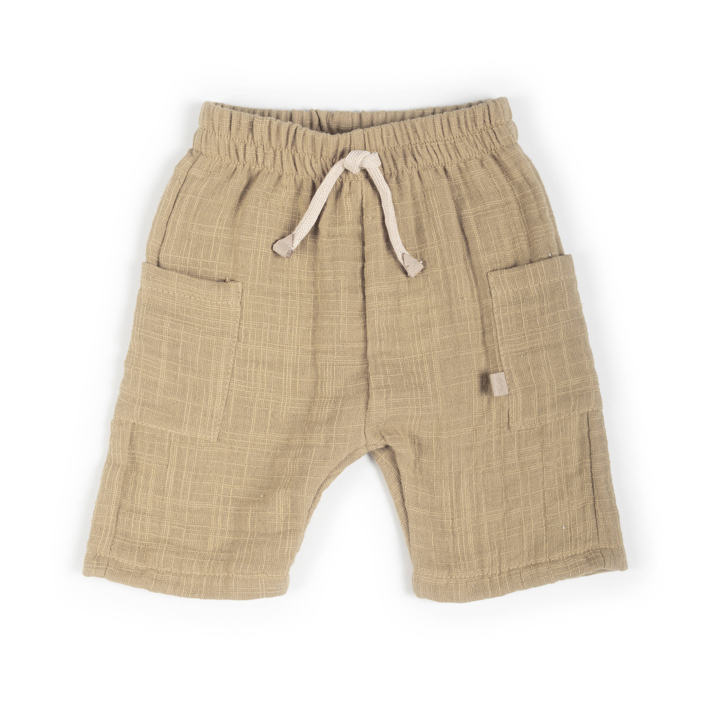 bamboom-shorts-lino-look-mustard-270-pantaloncini-bimbo image 1