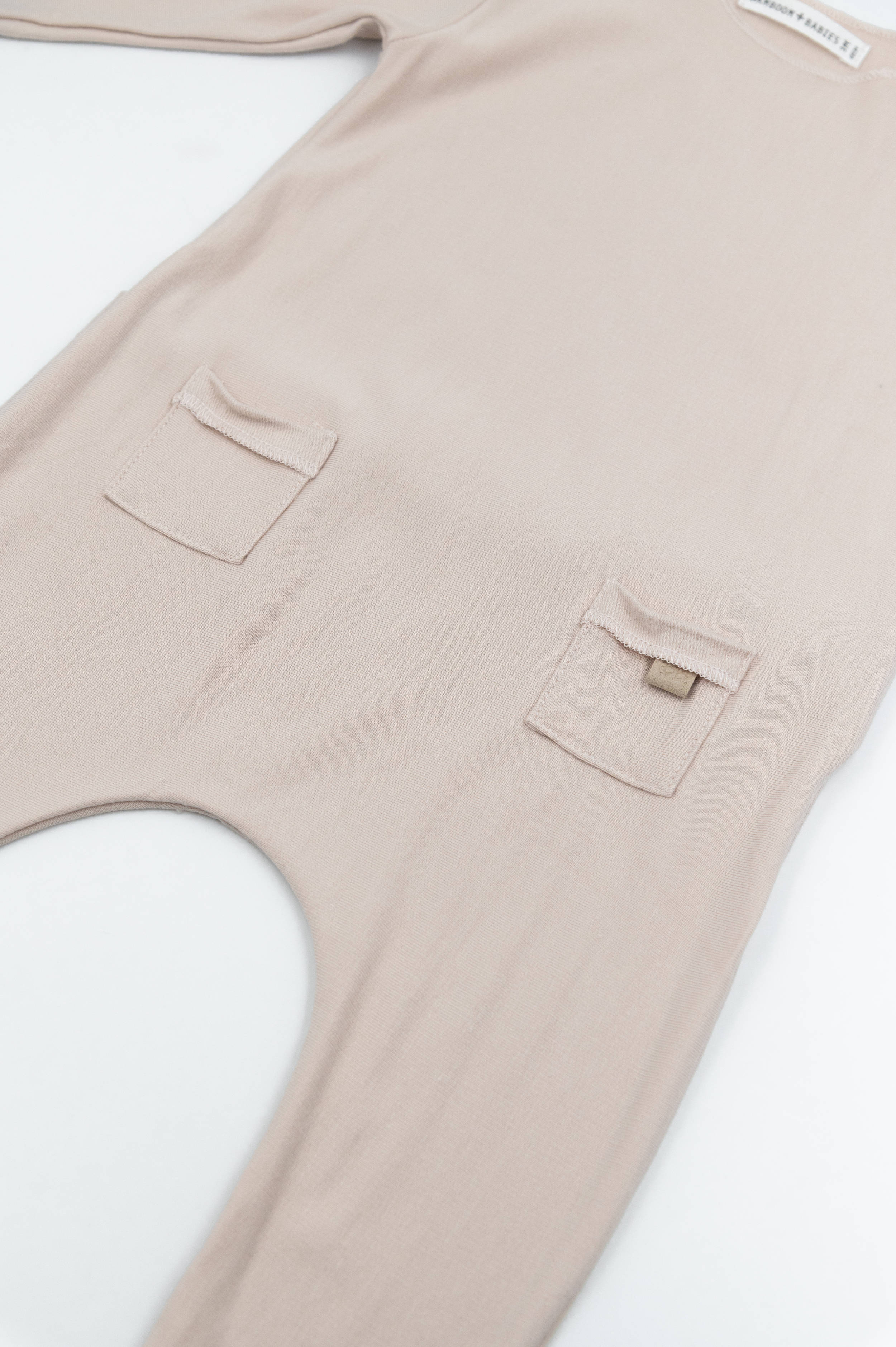 bamboom-tutina-pure-vintage-pink-341-tutina-neonata-con-piedini image 2