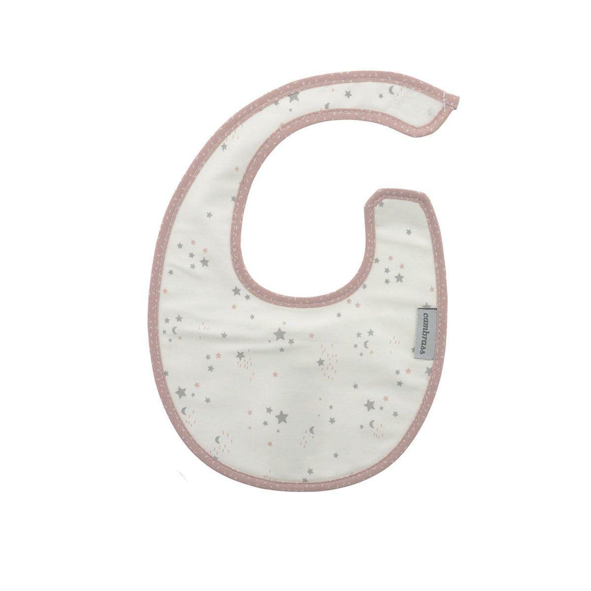 cambrass-43361-bavetta-rotonda-astra-azzurro-fiori-16x19-cm-bavaglino-neonato image 5