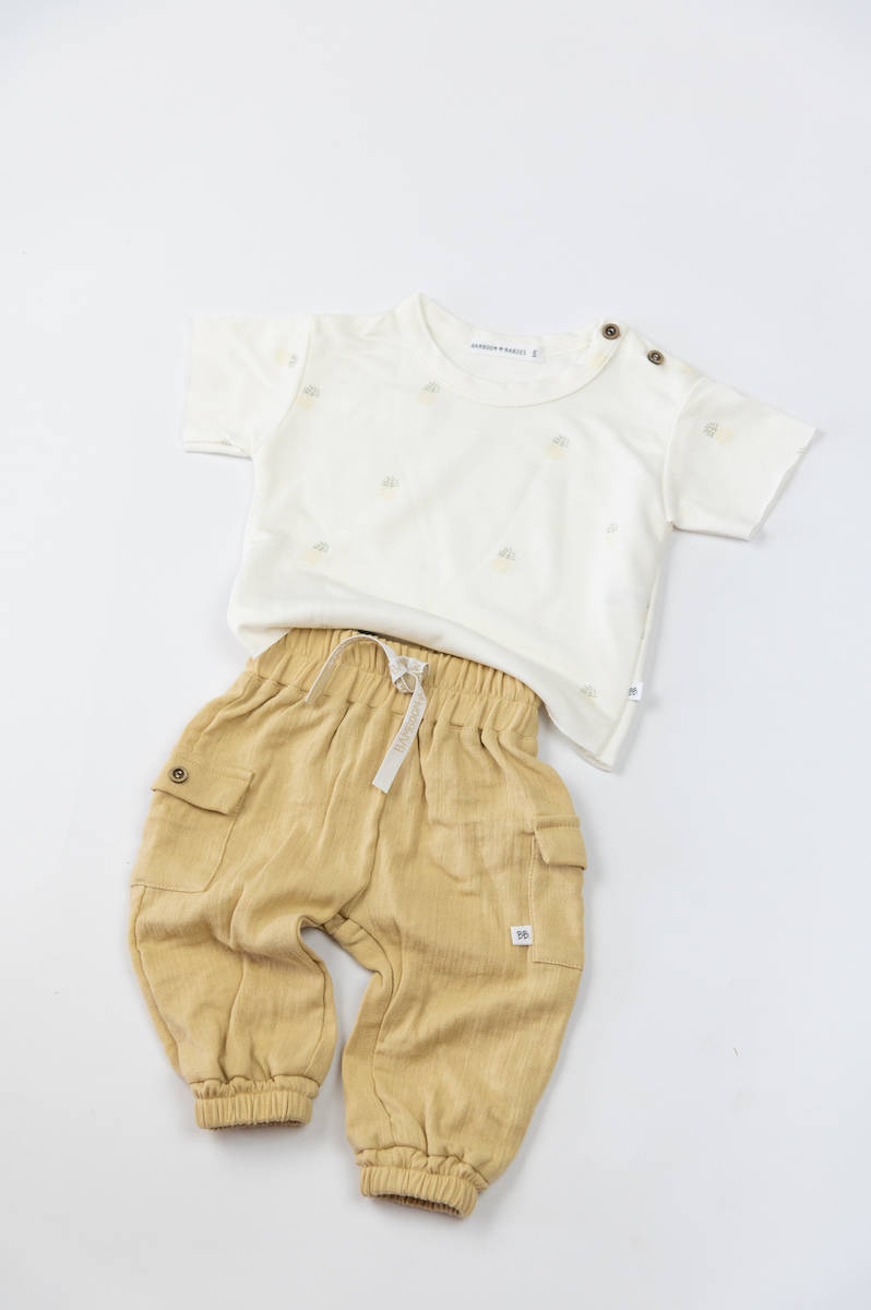 bamboom-pantalone-con-tasche-laterali-cammello-62 image 3