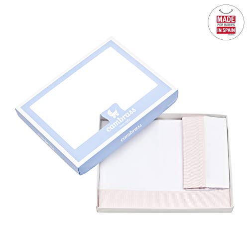 cambrass-set-lenzuola-lettino-3-pz-120x180-cm-rosa-star image 6