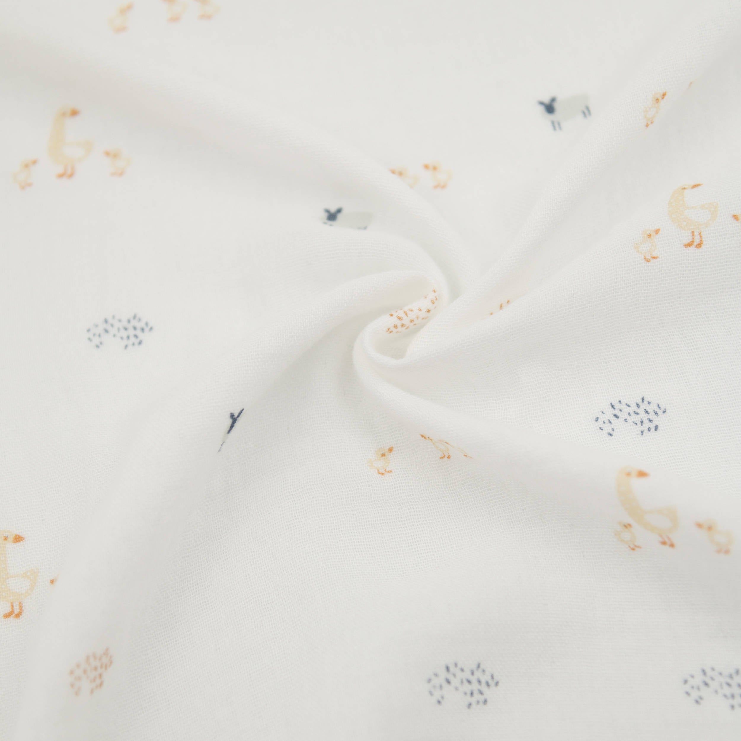 bamboom-swaddle-xl-singolo-120x120cm-farm-buddies-135-in-mussola-di-bamb image 1
