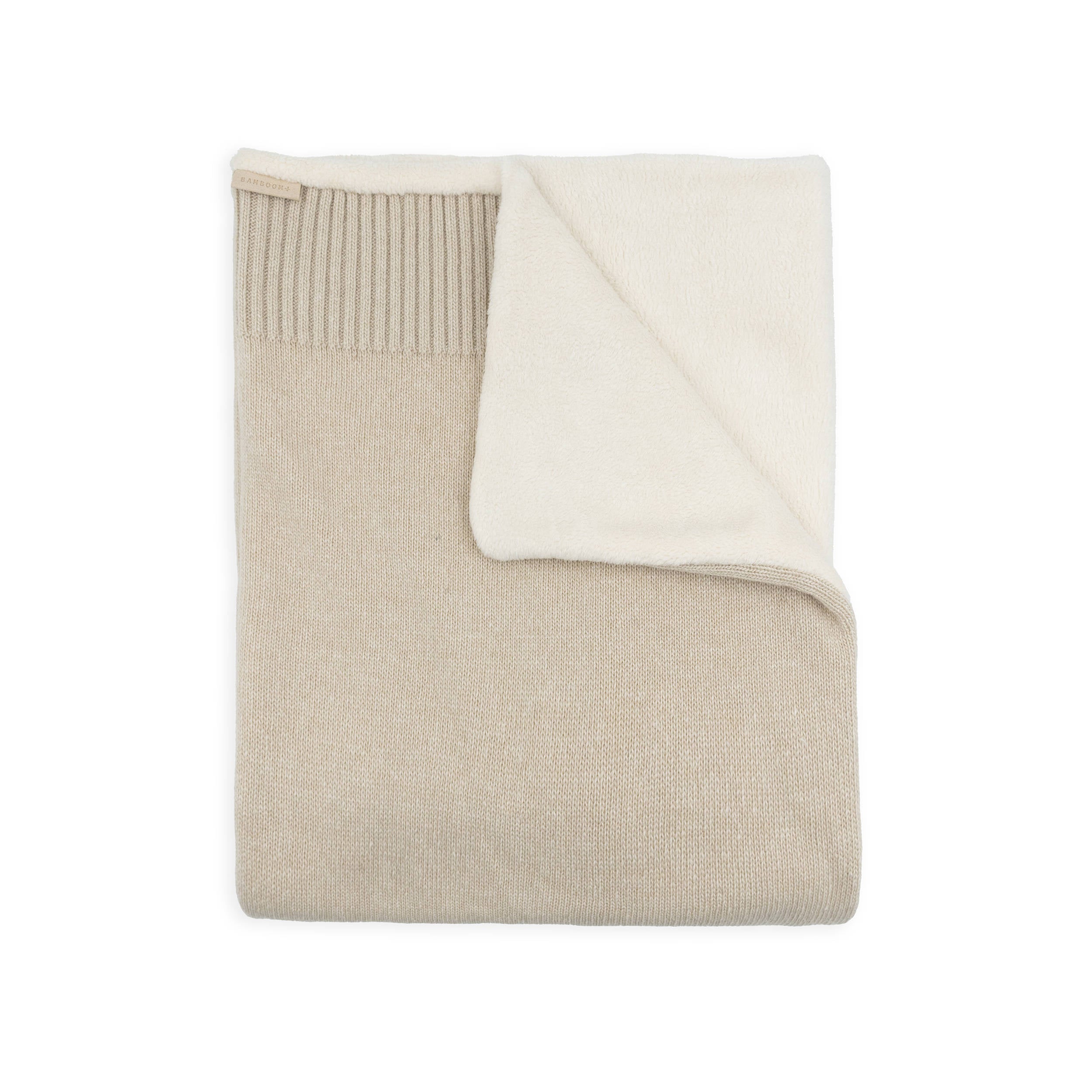 bamboom-copertina-4-stagioni-con-cashmere-lato-teddy-stone-sand-505 image 1