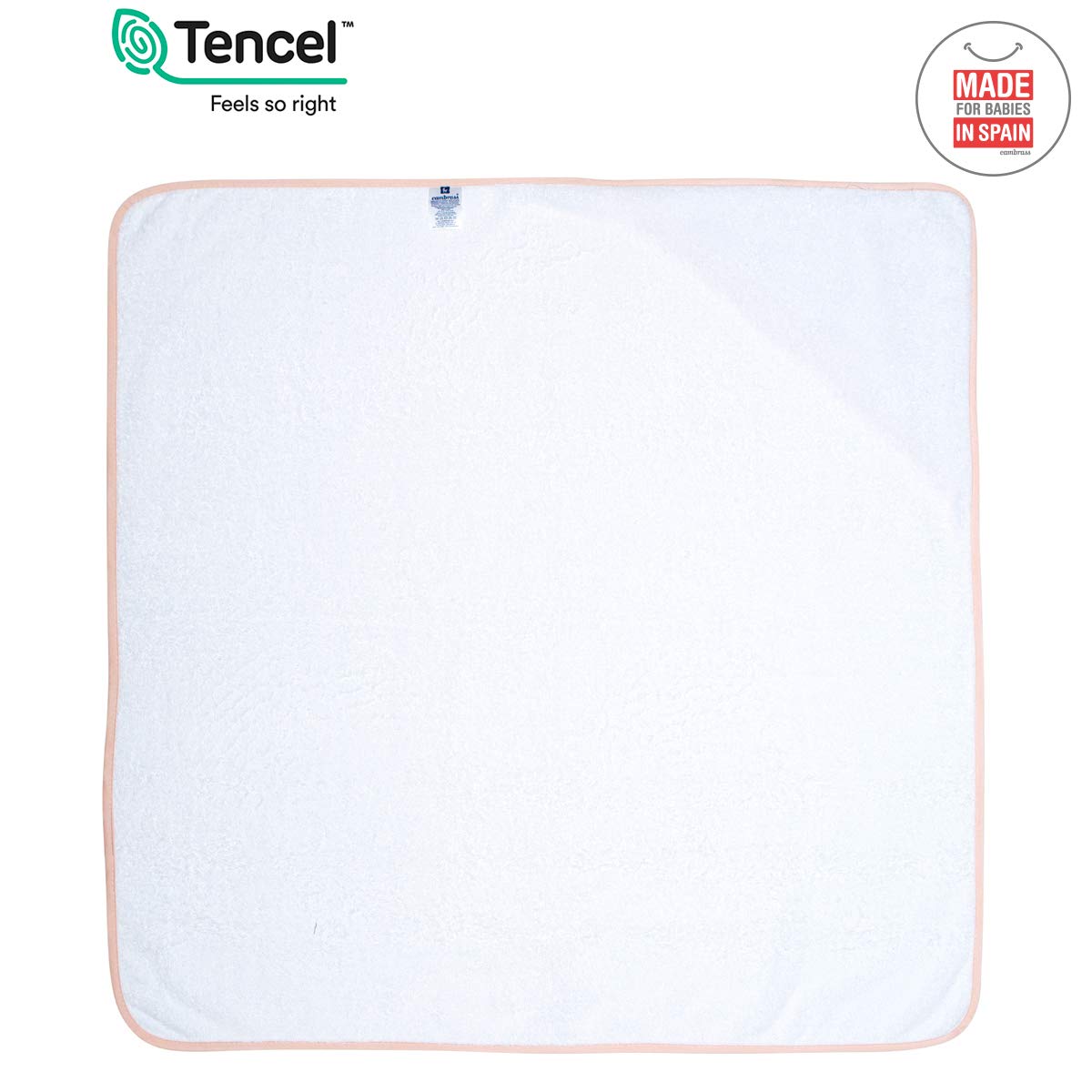 cambrass-astra-accappatoio-neonato-80x80-cm-rosa image 3