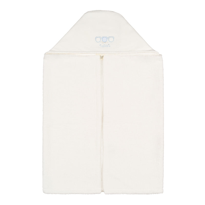 nanan-accappatoio-organico-azzurro-bagnetto-neonato image 1