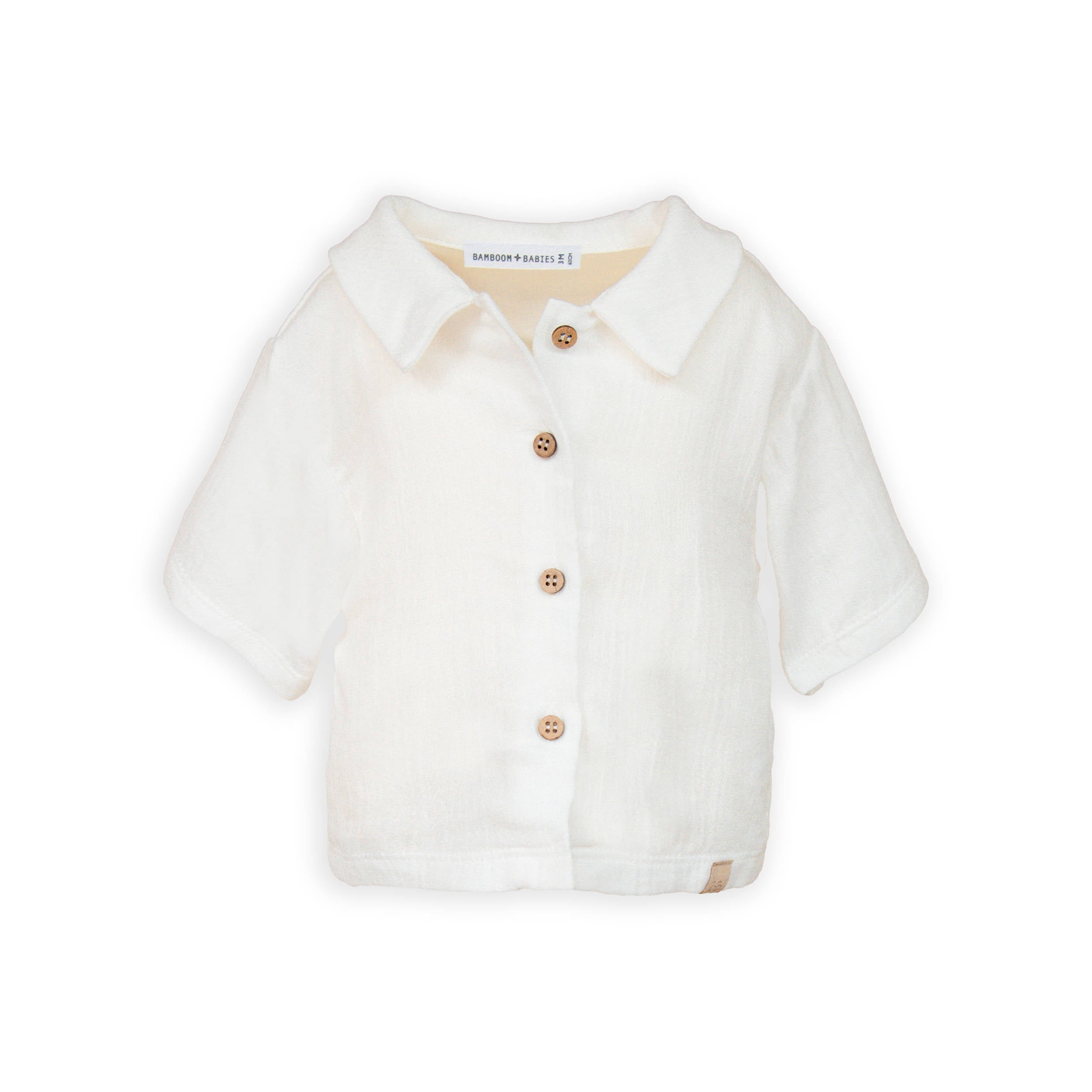 bamboom-camicia-maniche-corte-offwhite-111 image 1