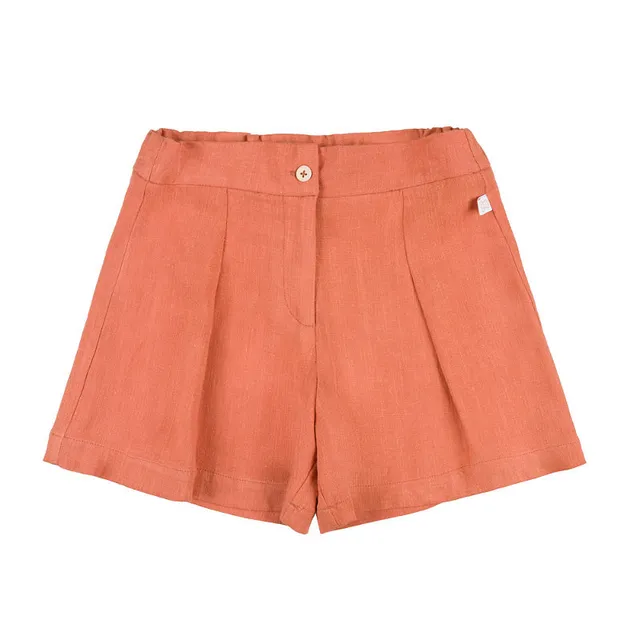 nanan-shorts-misto-lino-con-pences-bambino image 1