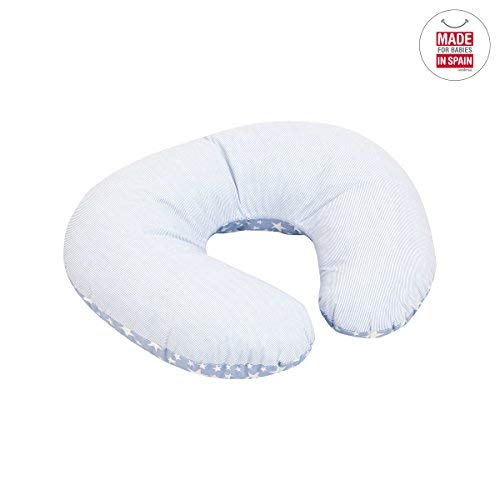 cambrass-star-cuscino-allattamento-a-v-58x45-cm-blu image 2