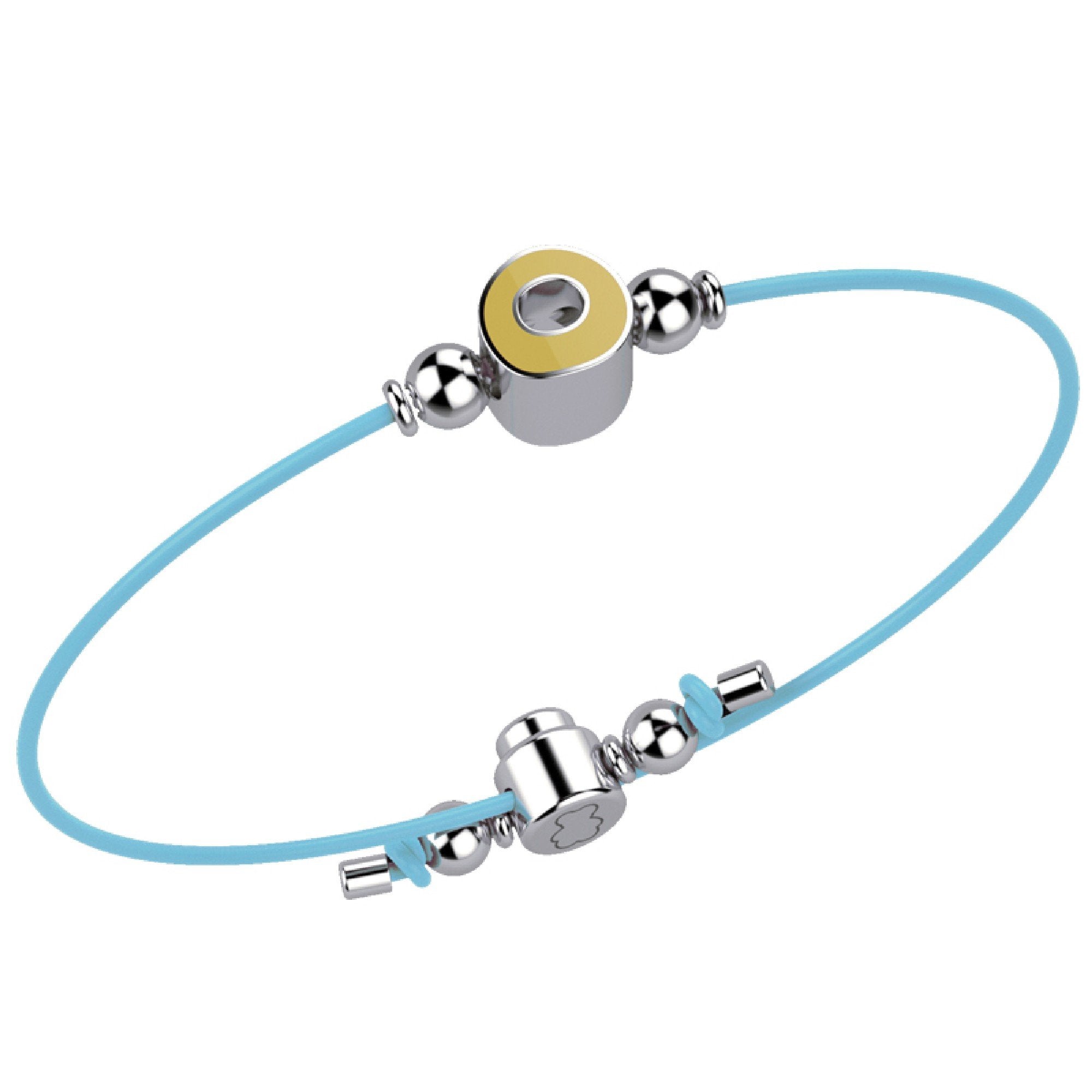 nanan-bijou-collection-bracciale-azzurro-lettera-o-argento-925-regolabile image 1