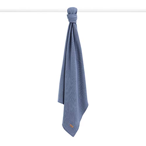 cambrass-basic-blue-coperta-cotone-neonato-80x100-cm-480-g image 7