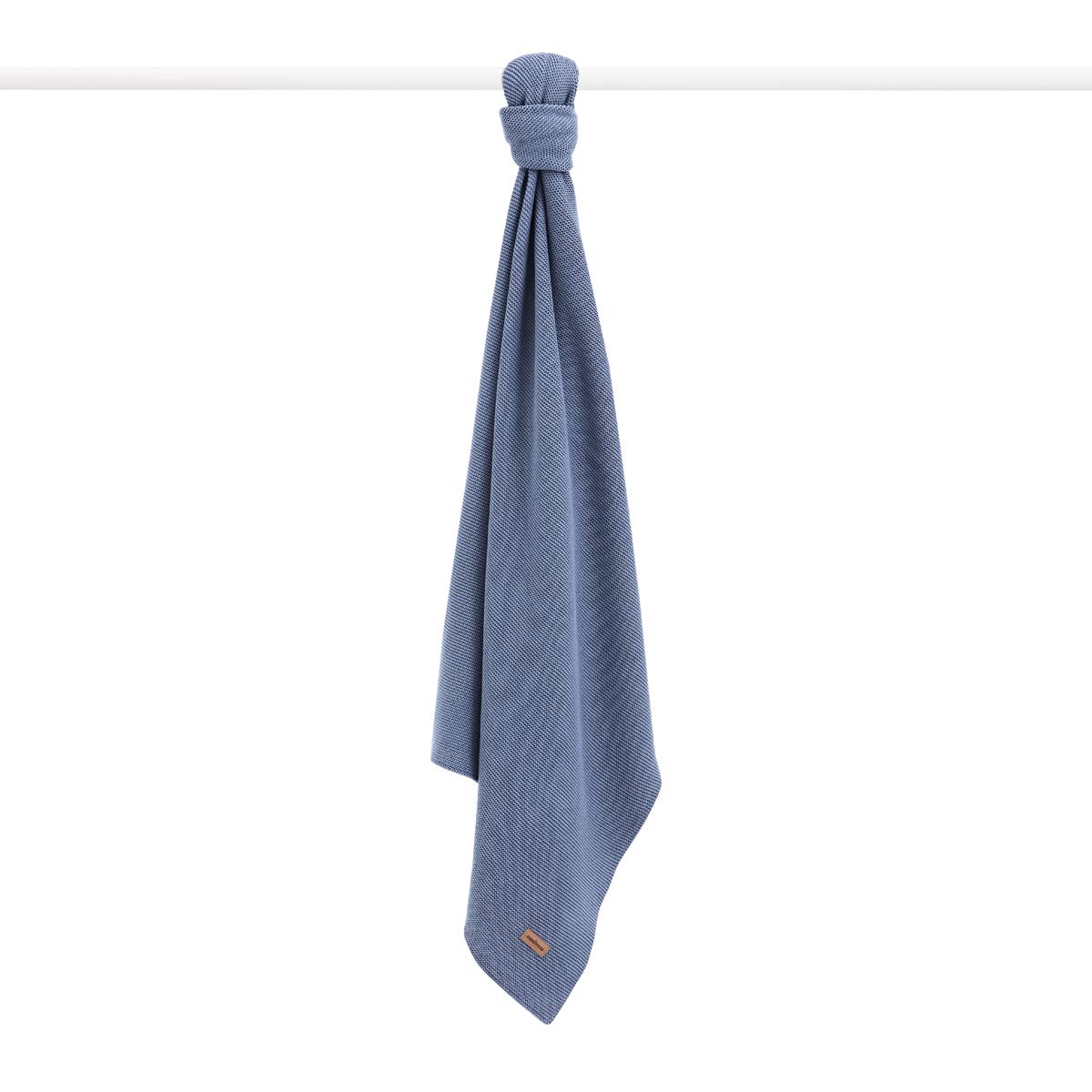 cambrass-basic-blue-coperta-cotone-neonato-80x100-cm-480-g image 2
