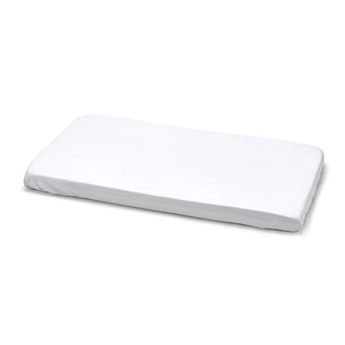 cambrass-lenzuolo-sotto-cotone-egitto-per-lettino-50x82-cm-bianco image 3