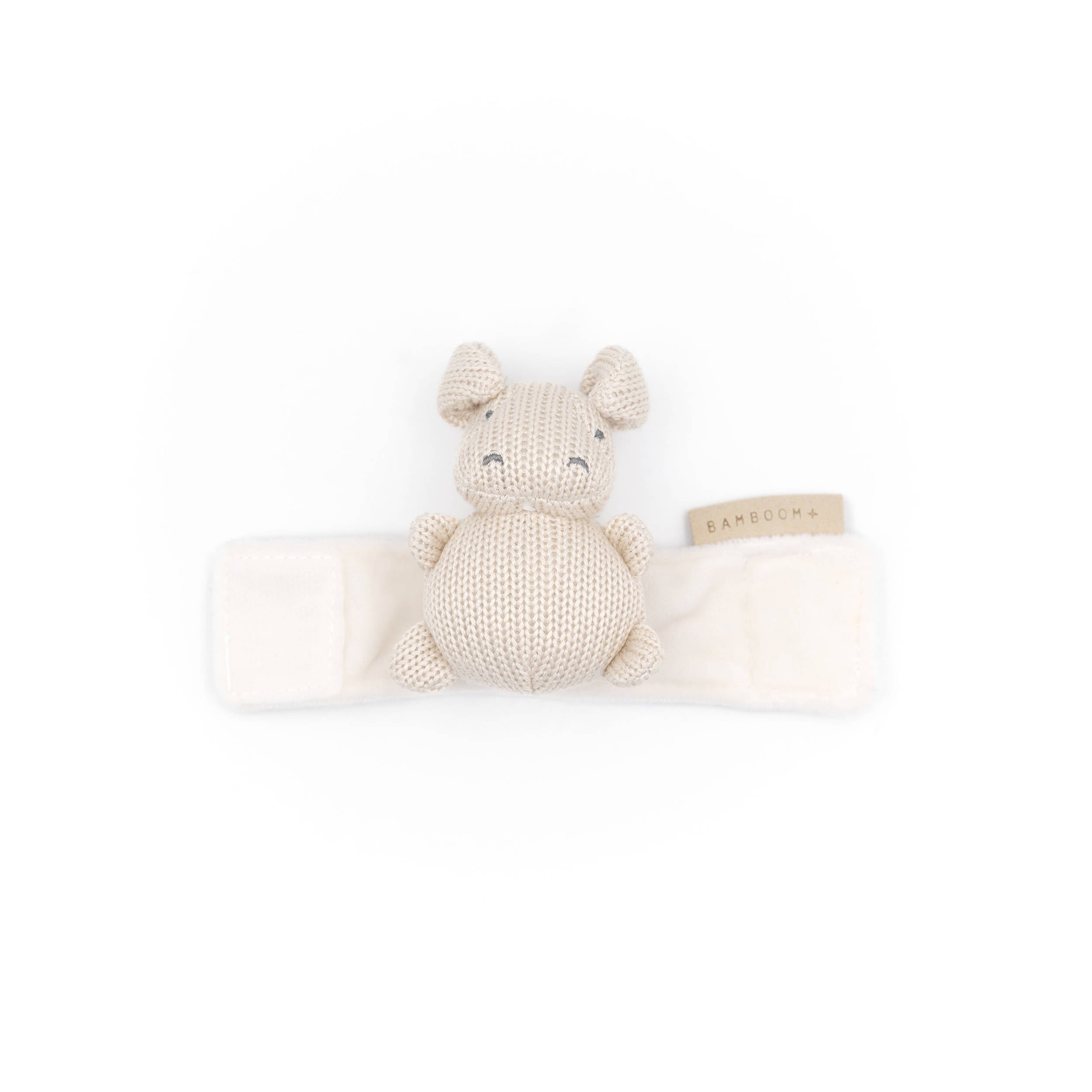 bamboom-giochino-braccialetto-a-maglia-hippo-sabbia-09 image 1