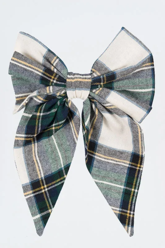 nanan-fermaglio-fiocco-scozzese-blu-e-verde image 1