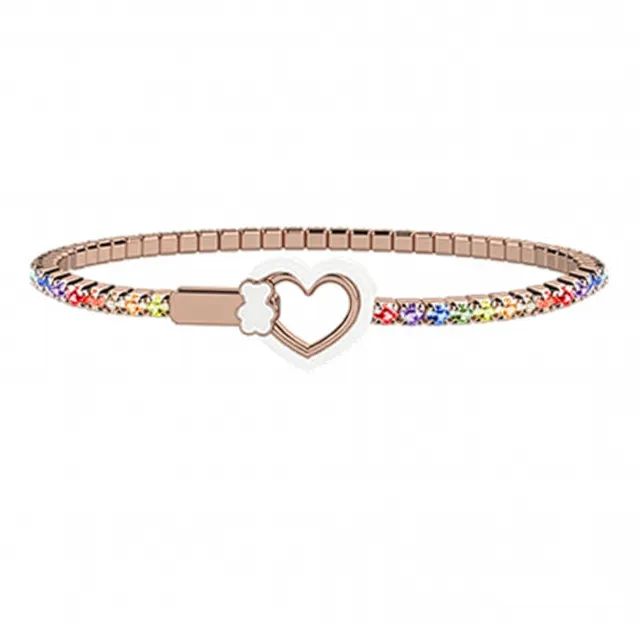 nanan-bijou-bracciale-tennis-mamma-con-cuore-bianco-tato image 1