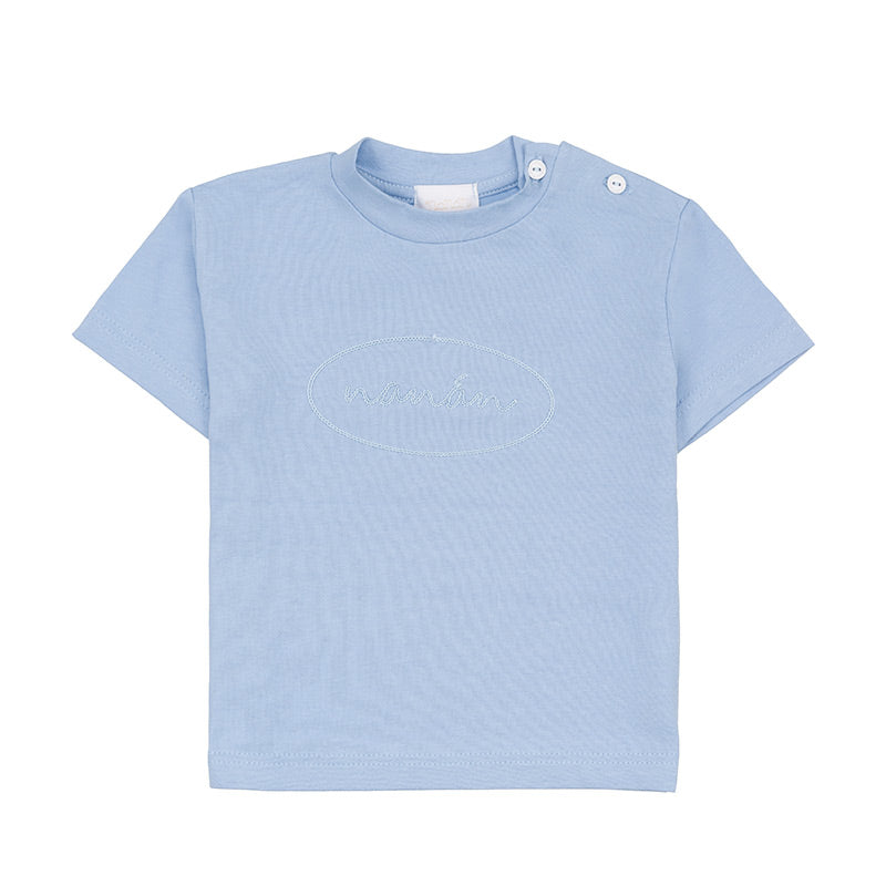 nanan-t-shirt-con-scritta-nan-n-e-bottoncini image 1