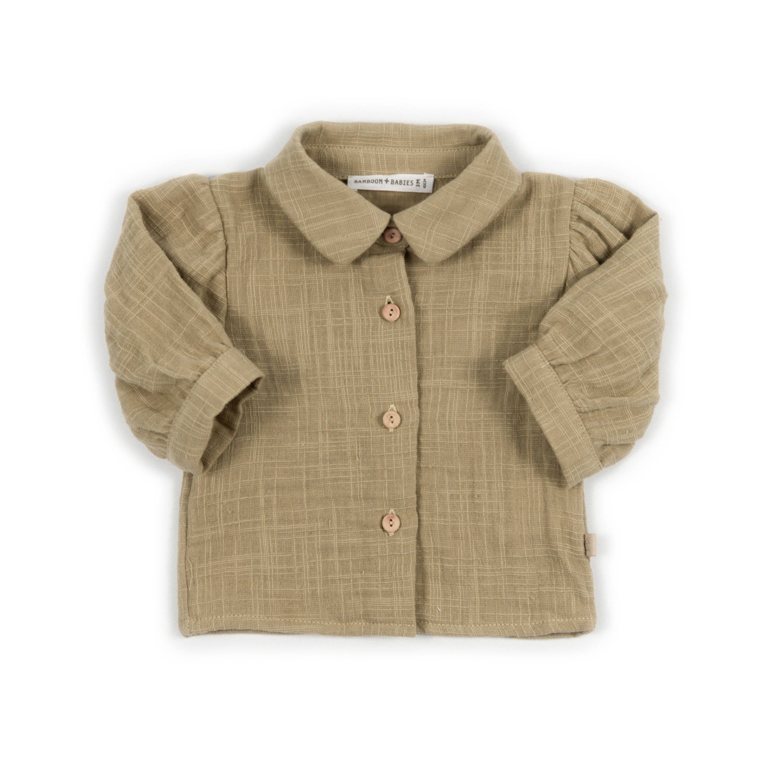 bamboom-camicia-bimba-maniche-lunghe-mustard-270 image 1