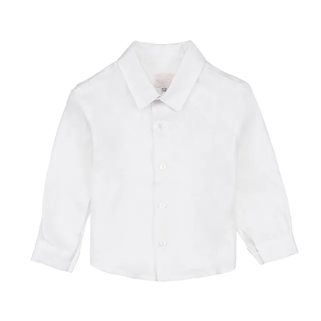 nanan-camicia-in-lino-bianco-camicia-elegante-bimbo image 1