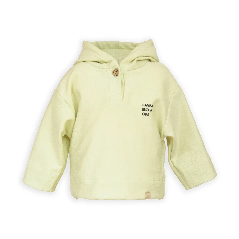 bamboom-hoodie-con-stampa-logo-lime-120 image 1