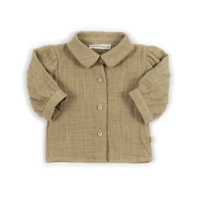 bamboom-camicia-bimba-maniche-lunghe-mustard-270 image 1