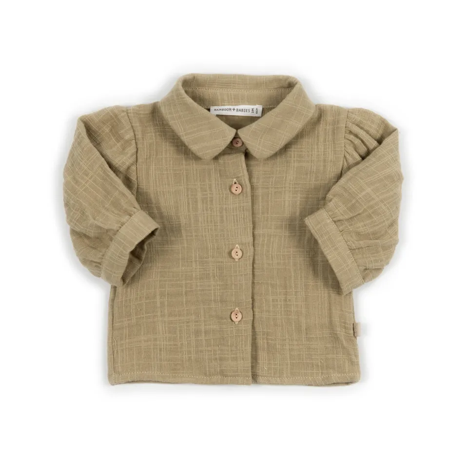 bamboom-camicia-bimba-maniche-lunghe-mustard-270 image 1