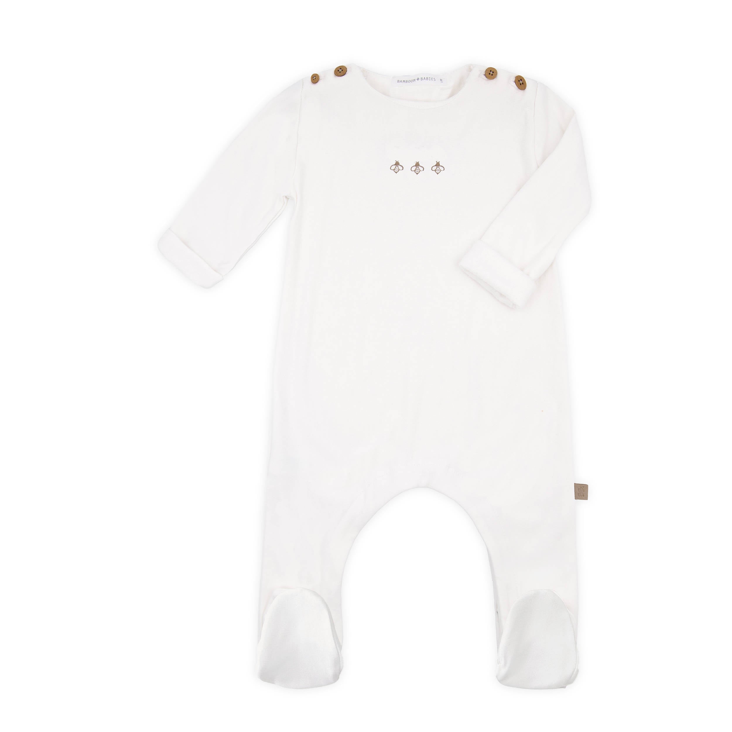 bamboom-tutina-neonato-bees-panna-02 image 1