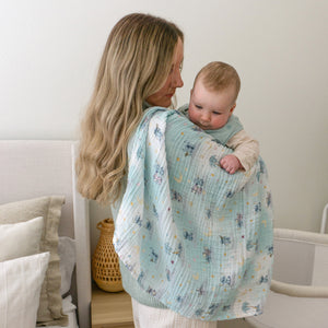 aden-anais-essentials-mussola-in-cotone-swaddle-4-pack-disney-lilo-and-stitch image 3