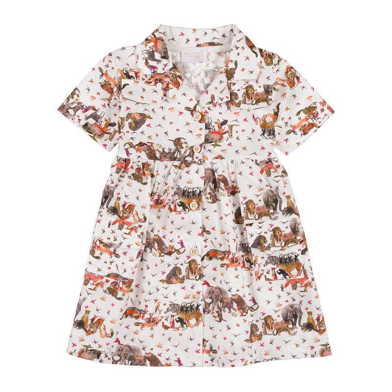 nanan-abito-con-taschine-fantasia-jungle-vestito-neonata image 1