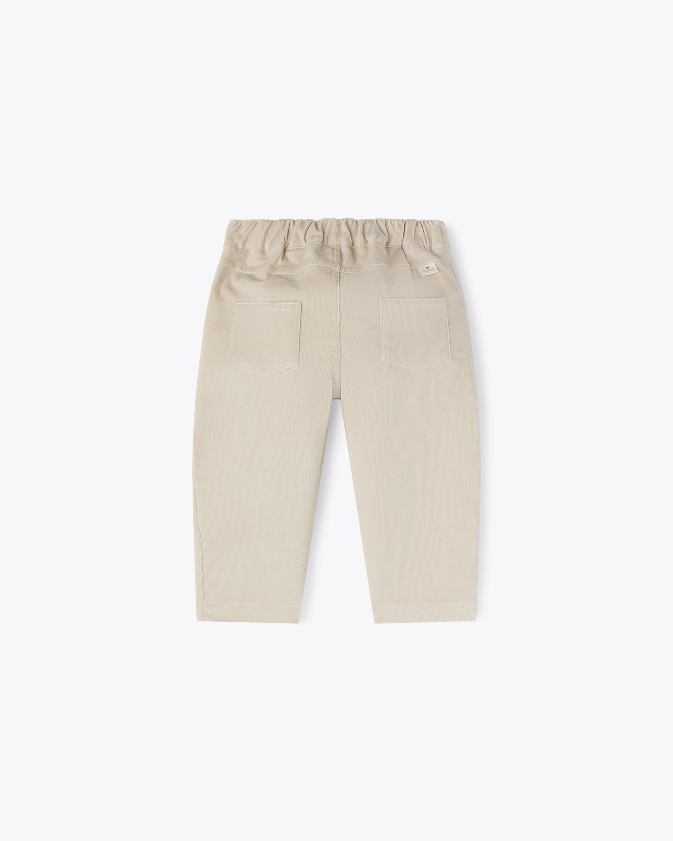 nanan-pantalone-bimbo-beige-5-tasche-in-velluto-a-coste image 2