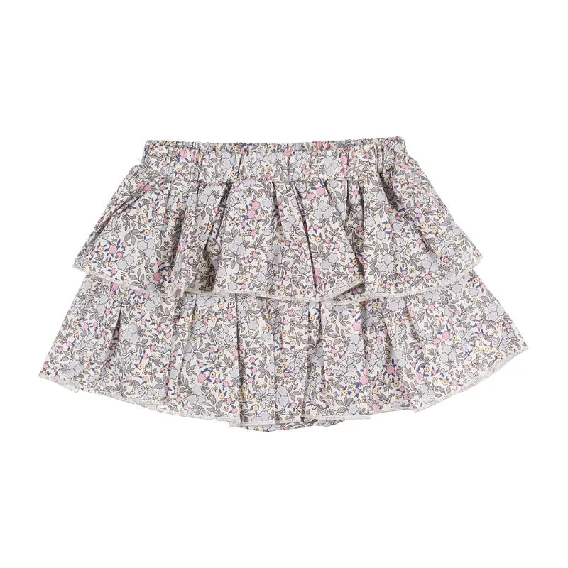 nanan-gonna-culotte-fiorata-con-balze image 1